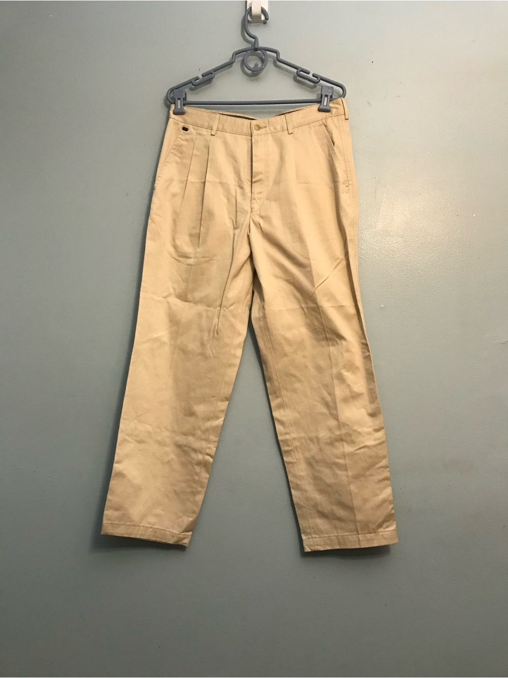 Lacoste White Pants with Green & Red Croc Logo